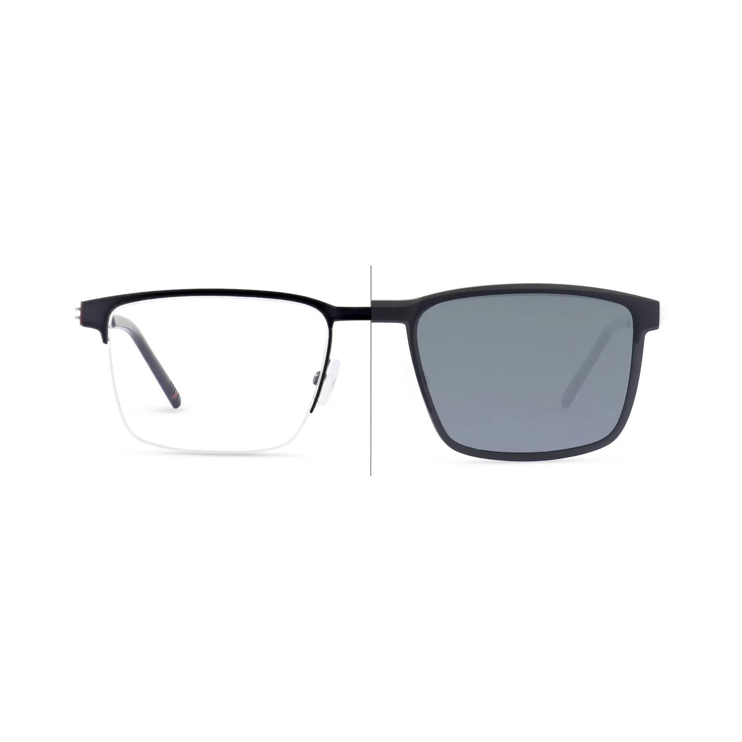 Morel Eclipse 7 Brille NR21 Edelstahl rechteckig 54