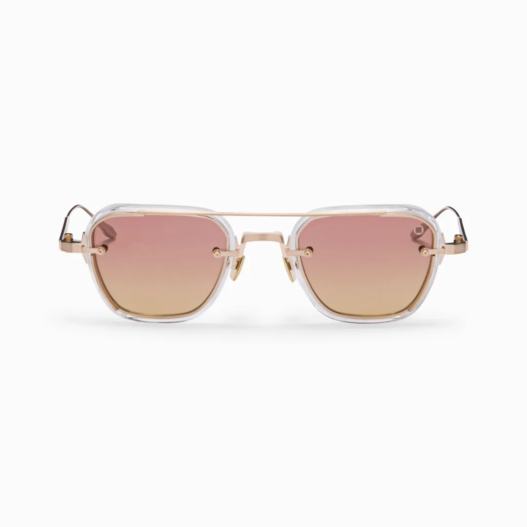 Akoni Optima Jura Sonnenbrille Crystal Clear eckig