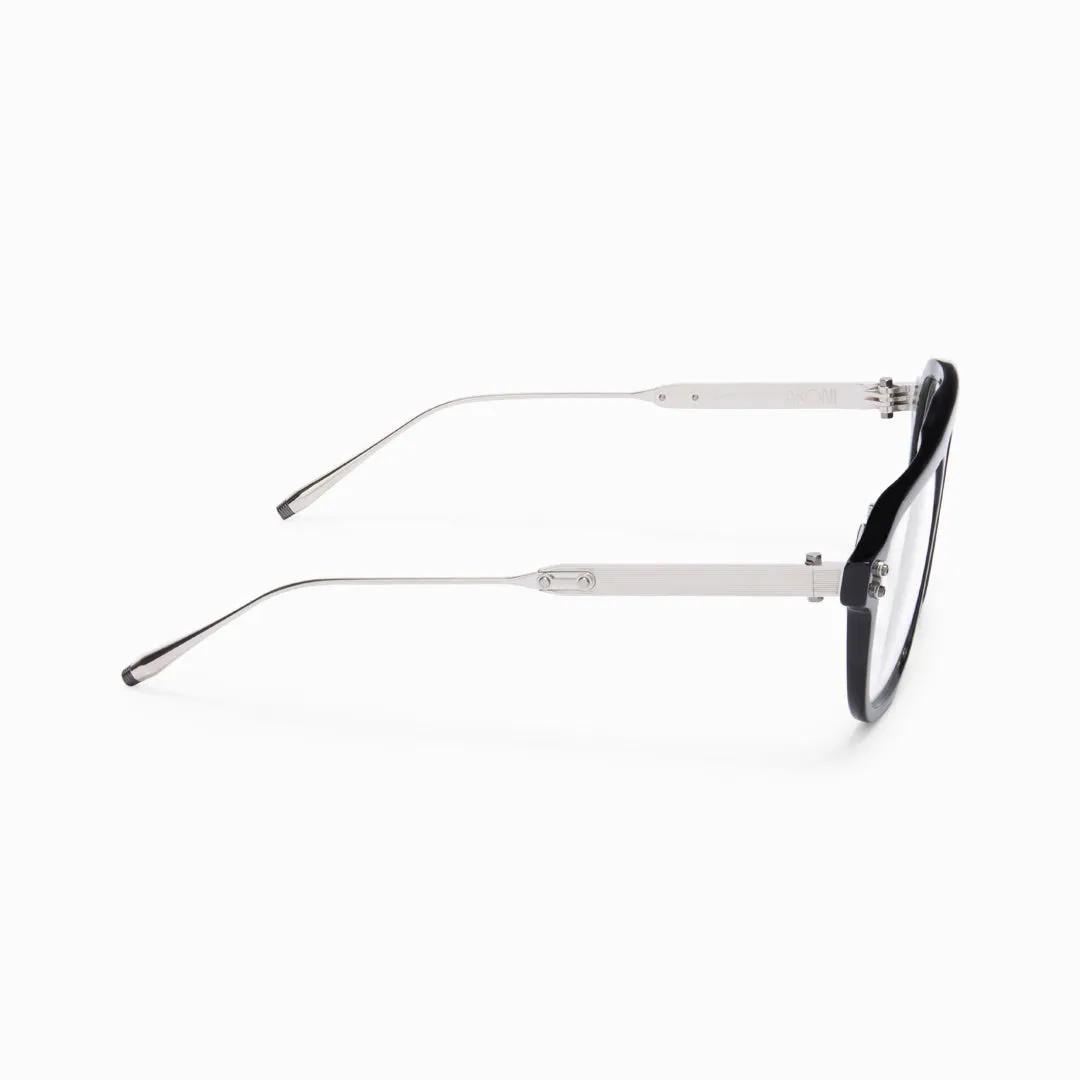Akoni Etere Argo Brille Schwarz Korrektionsfassung