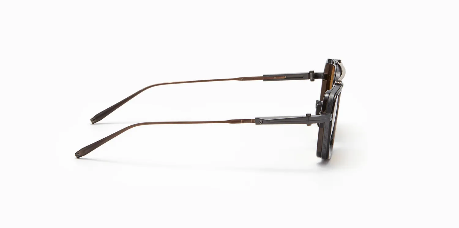 Akoni Optima Solis Sonnenbrille Black Iron Bronze 51