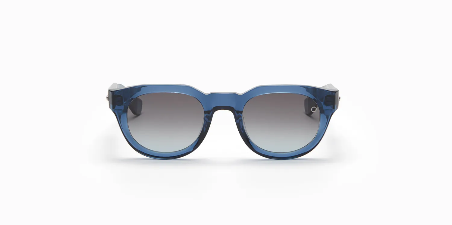 Akoni Alpha Sonnenbrille Crystal Blue Acetat