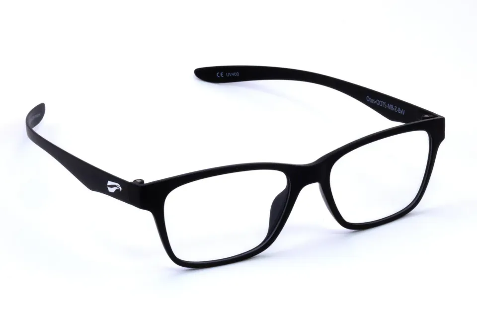 Flying Eyes Otus Sonnenbrille Mattschwarz grau eckig