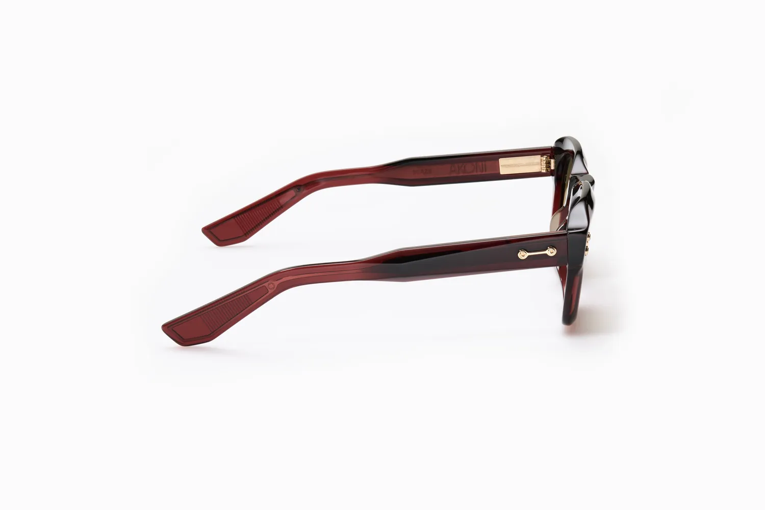 Akoni Optima Blaze Sonnenbrille Crystal Burgundy 51