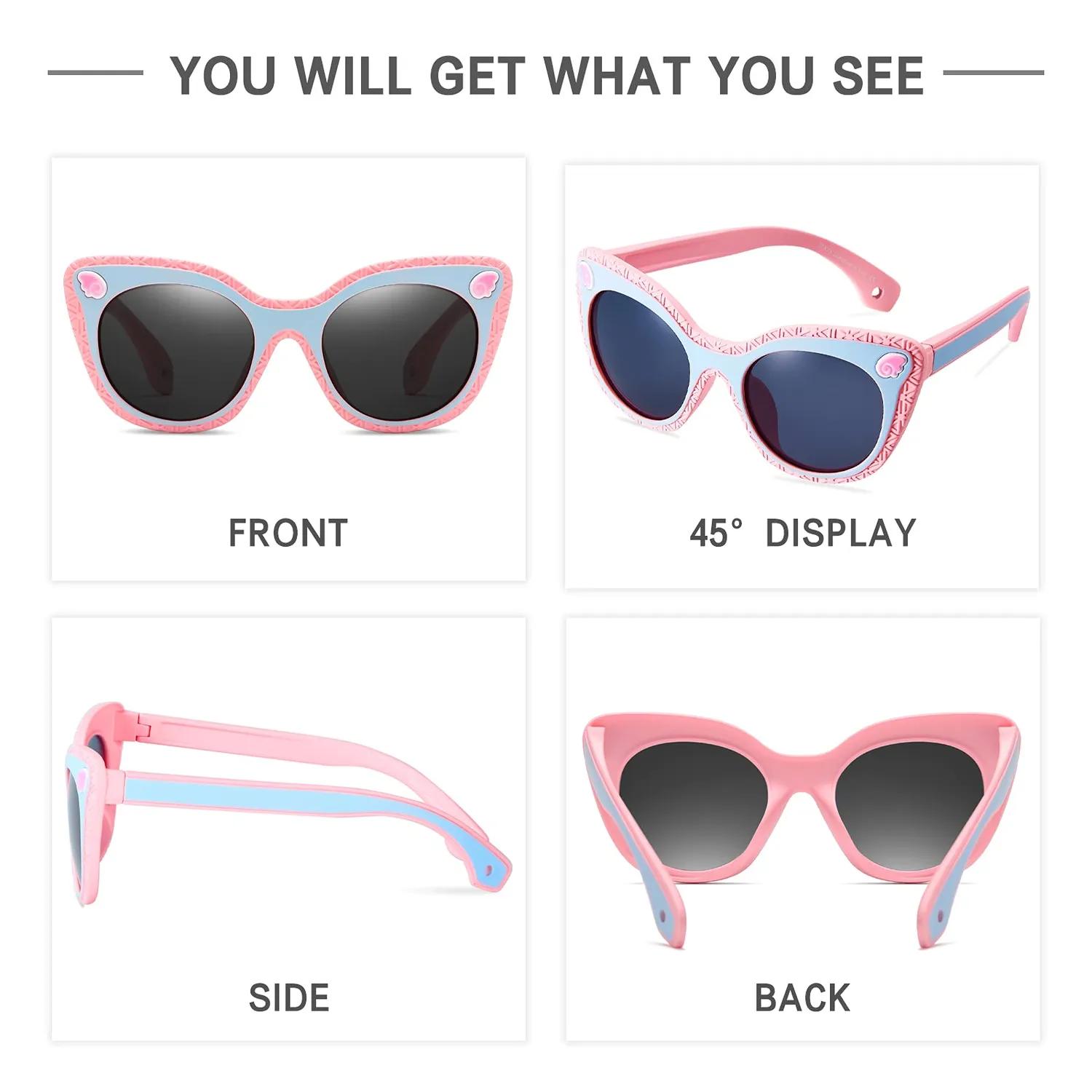 DUCO Kids Sport Sonnenbrille polarisiert 6-12 Jahre