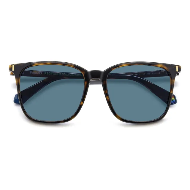 Polaroid PLD 6226/S Sonnenbrille Havana blau polarisiert