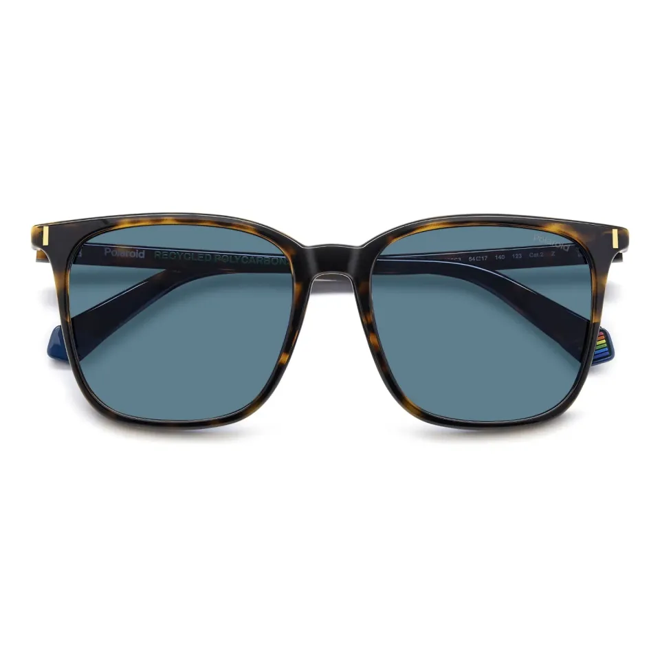 Polaroid PLD 6226/S Sonnenbrille Havana blau polarisiert