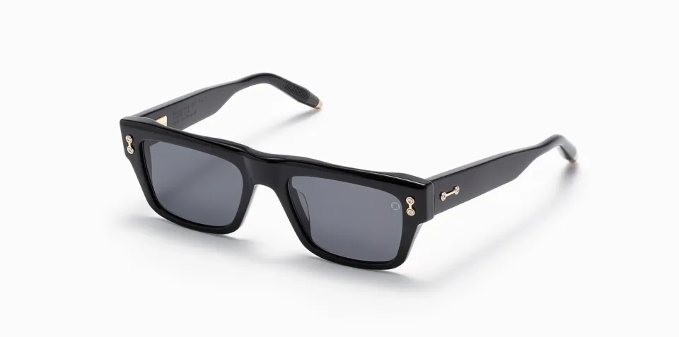 Akoni Etere Leo Sonnenbrille Schwarz Größe 54 Acetat