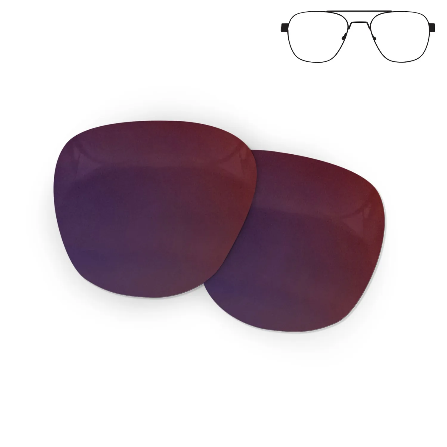 Flying Eyes Peregrine Titanium Ersatzgläser Standard Grau