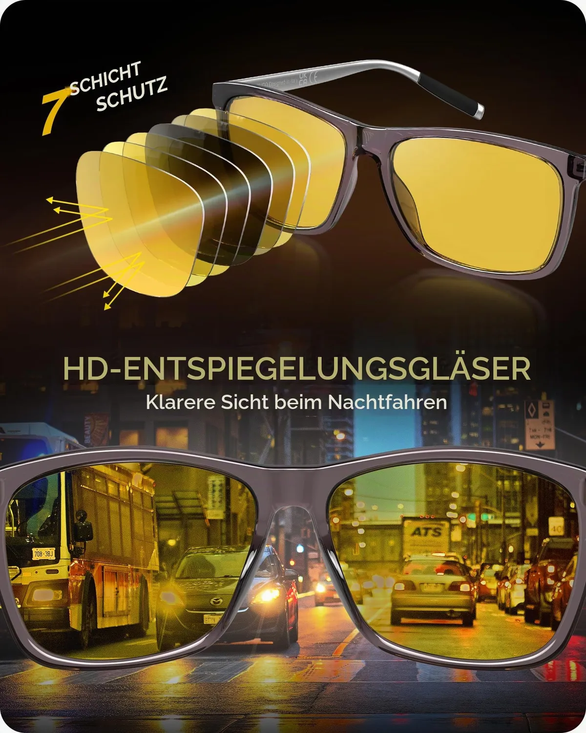 DUCO 3029 Nachtbrille grau polarisiert