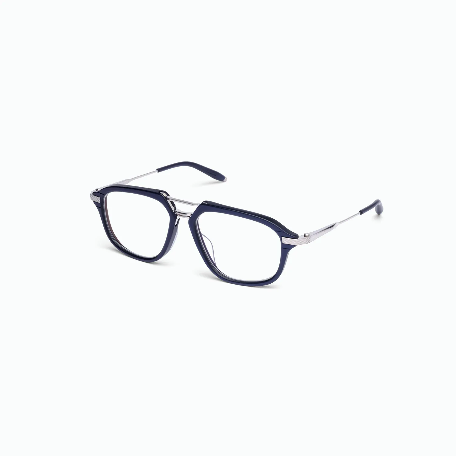 Akoni Horizon Iras Brille Schwarz Acetat-Titan