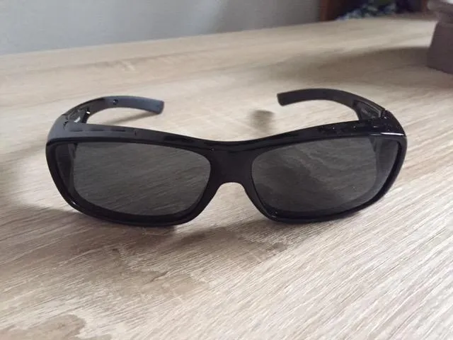 DUCO Fit Over Überbrille polarisiert M Schwarz Grau