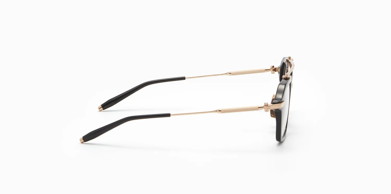 Akoni Akari Sonnenbrille Solid Black Titan