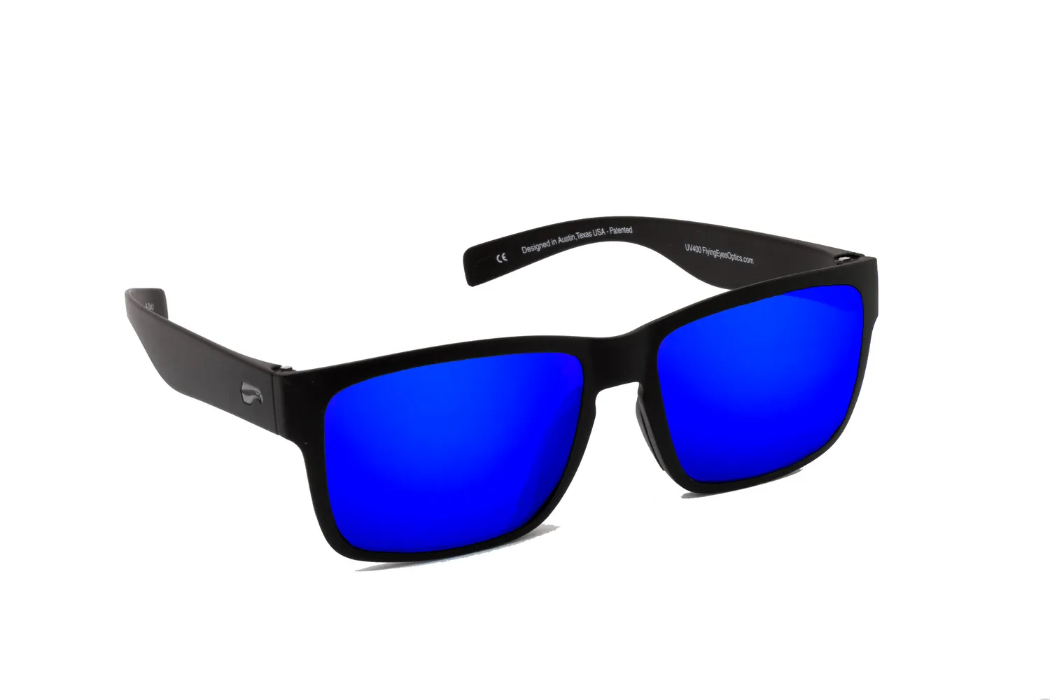 Flying Eyes Kingfisher Sonnenbrille narrow mattschwarz