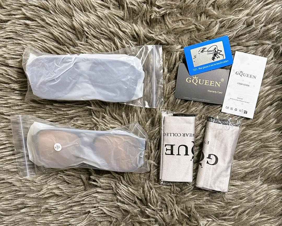 GQUEEN Retro 70s Piloten Sonnenbrille 2er Set