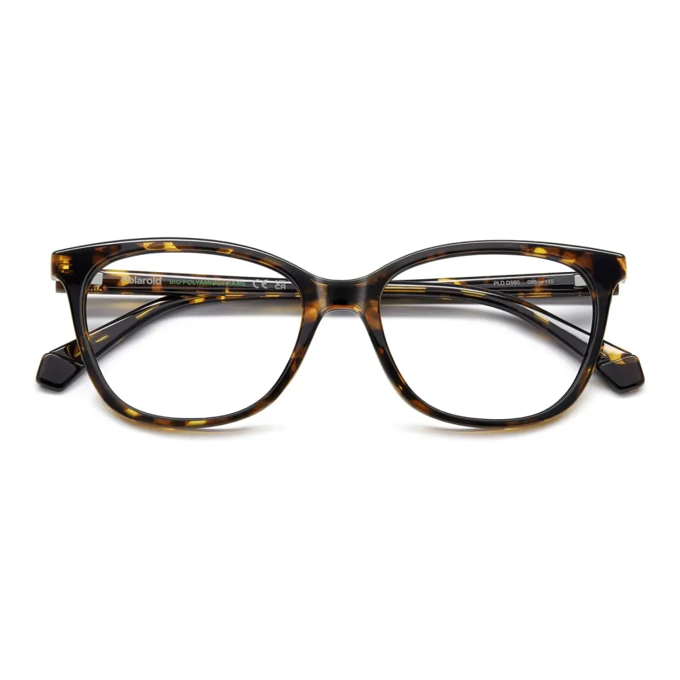 Polaroid PLD D560 Brille Havana 53 mm leicht