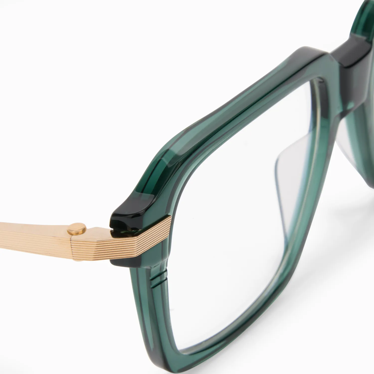 Akoni Etere Vera Brille Grün Acetat