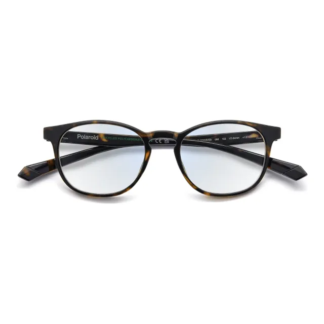 Polaroid PLD 0037/R/BB Lesebrille Havana +1,0 Blaulichtfilter