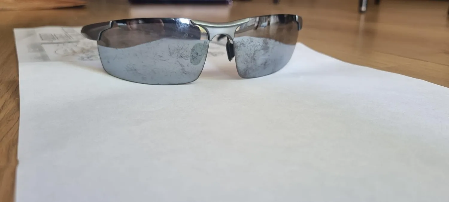 DUCO 8177S Herren Sportbrille polarisiert Grau