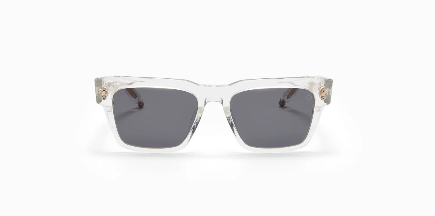 Akoni Etere Columba 56 Sonnenbrille Crystal Clear Acetat