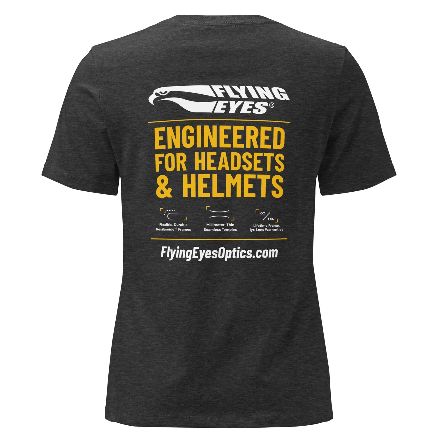 Flying Eyes Engineered T-Shirt Damen Baumwolle S