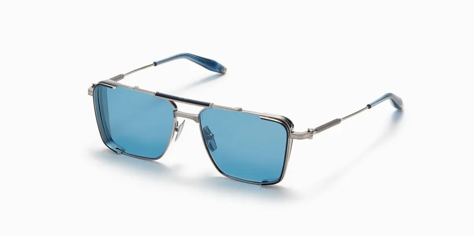 Akoni Etere Hera 58 Sonnenbrille Schwarz Titan