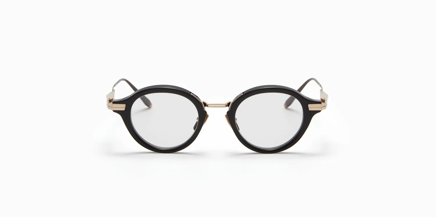 Akoni Horizon Copernico Brille Schwarz rund