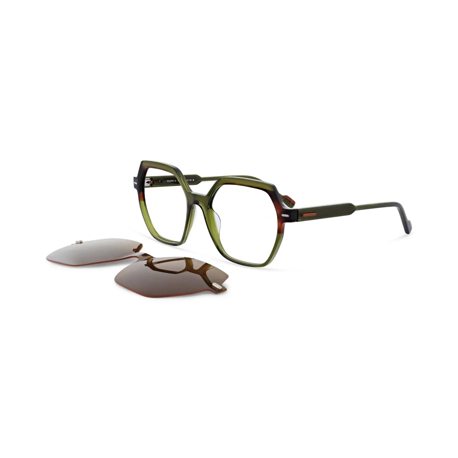 Morel Eclipse 12 Brillengestell hexagonal Acetat Damen
