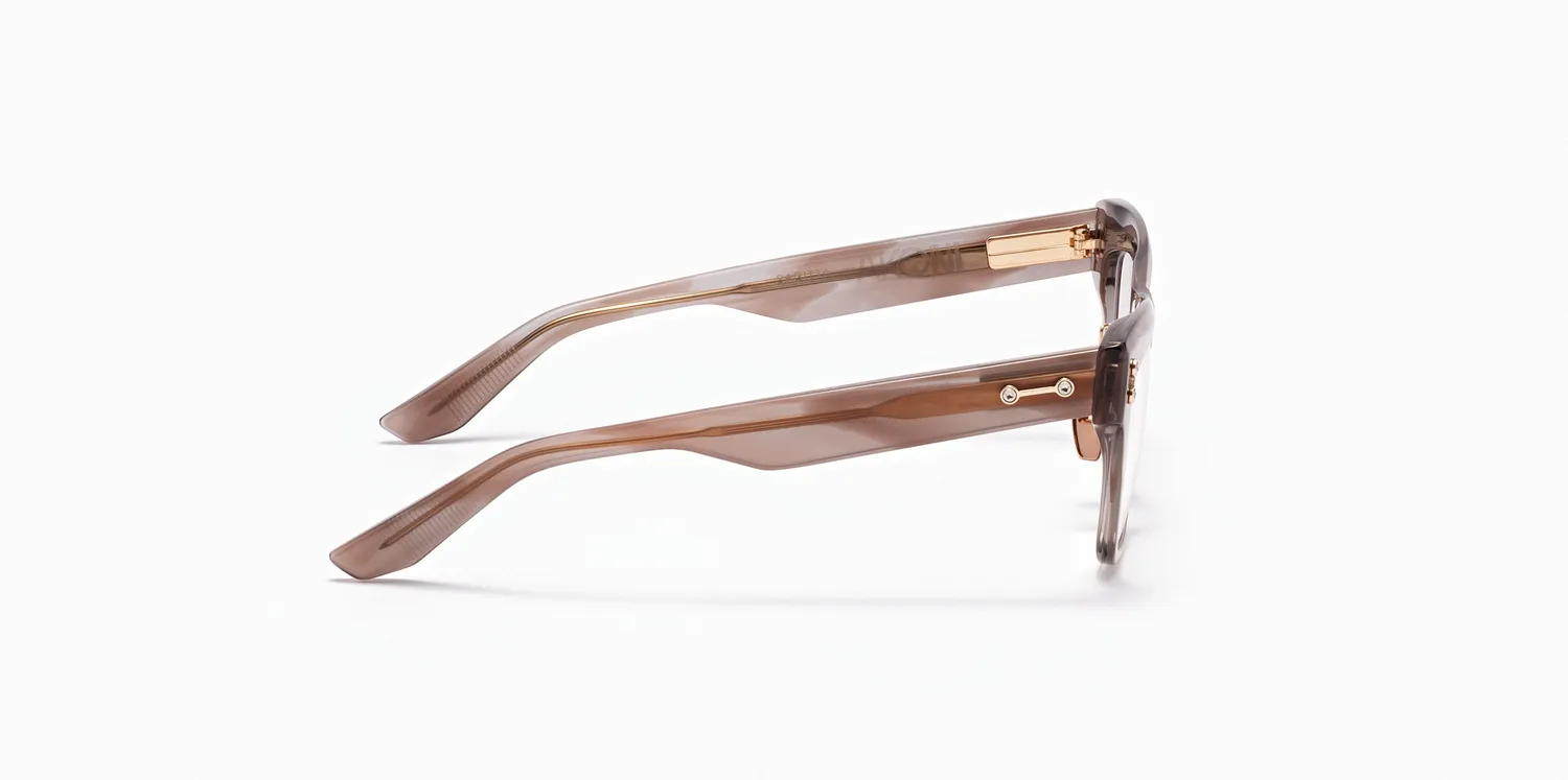Akoni Etere Sagitta Brille Crystal Black Cat-Eye