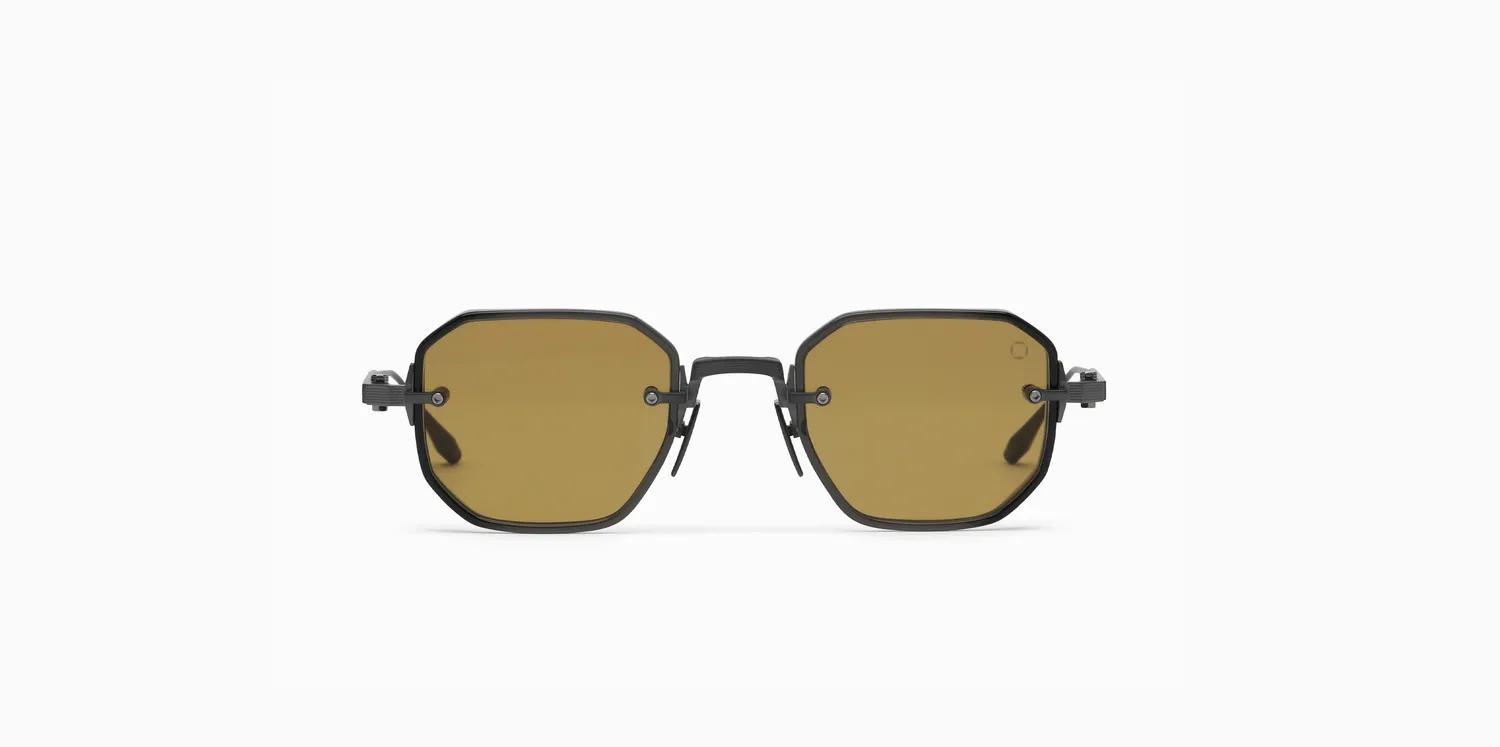 Akoni Delta Juno-Two Sonnenbrille Black Iron