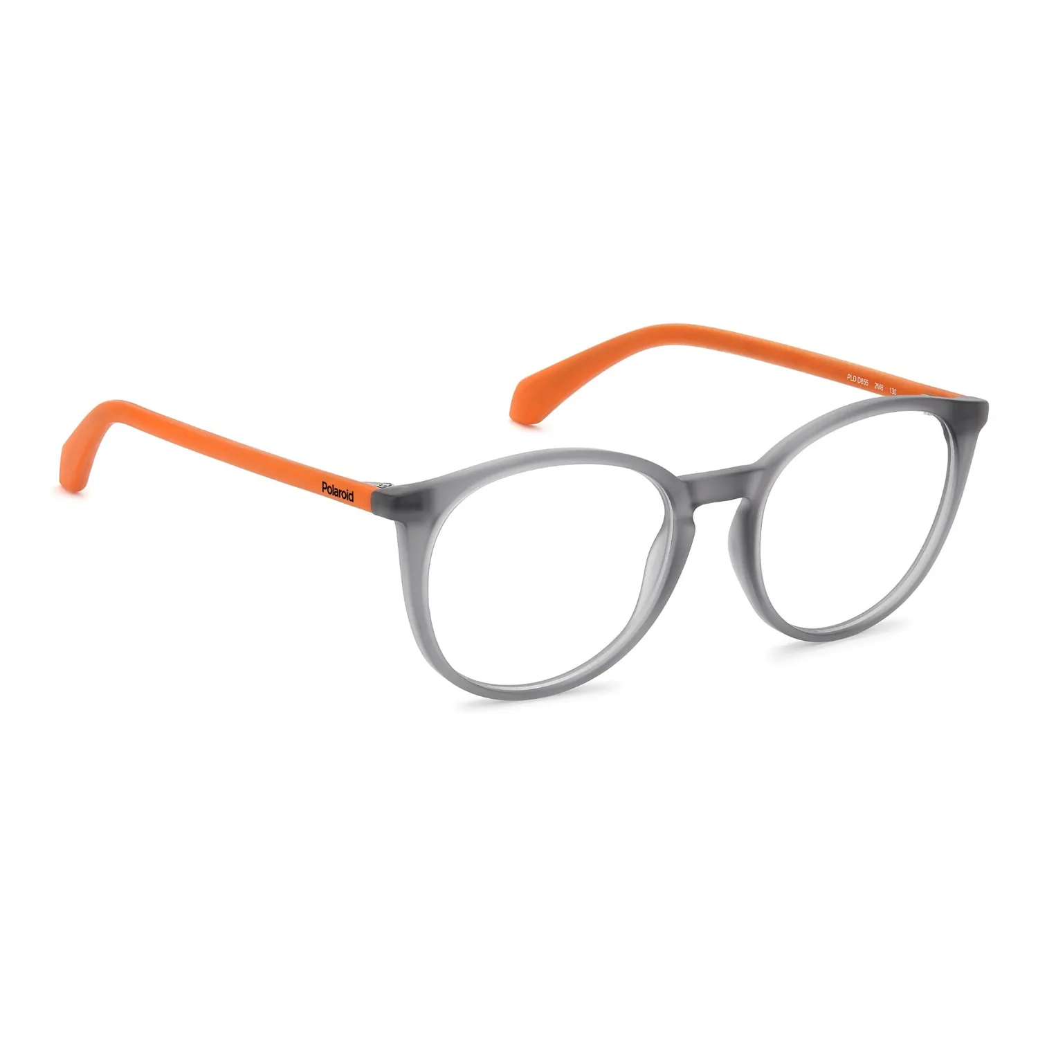 Polaroid D855 Kinderbrille Mattgrau-Orange Pantos