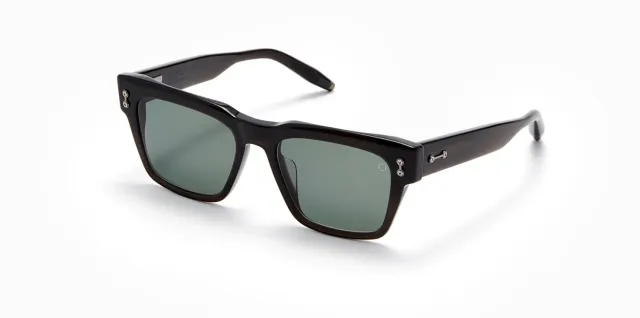 Akoni Etere Columba 56 Sonnenbrille schwarz Acetat
