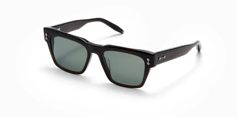 Akoni Etere Columba 56 Sonnenbrille schwarz Acetat
