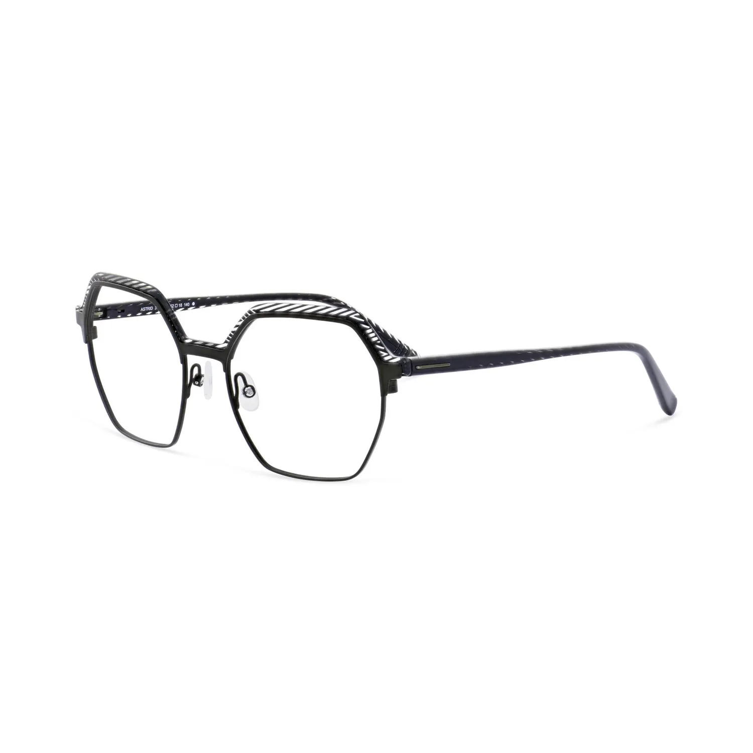 Morel Astrid 3 Brille sechseckig Edelstahl