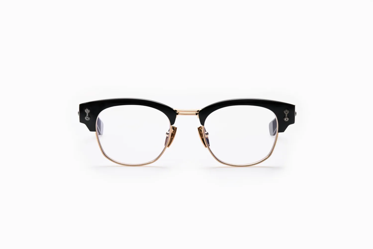 Akoni Horizon Newton Brille Schwarz Titan Acetat
