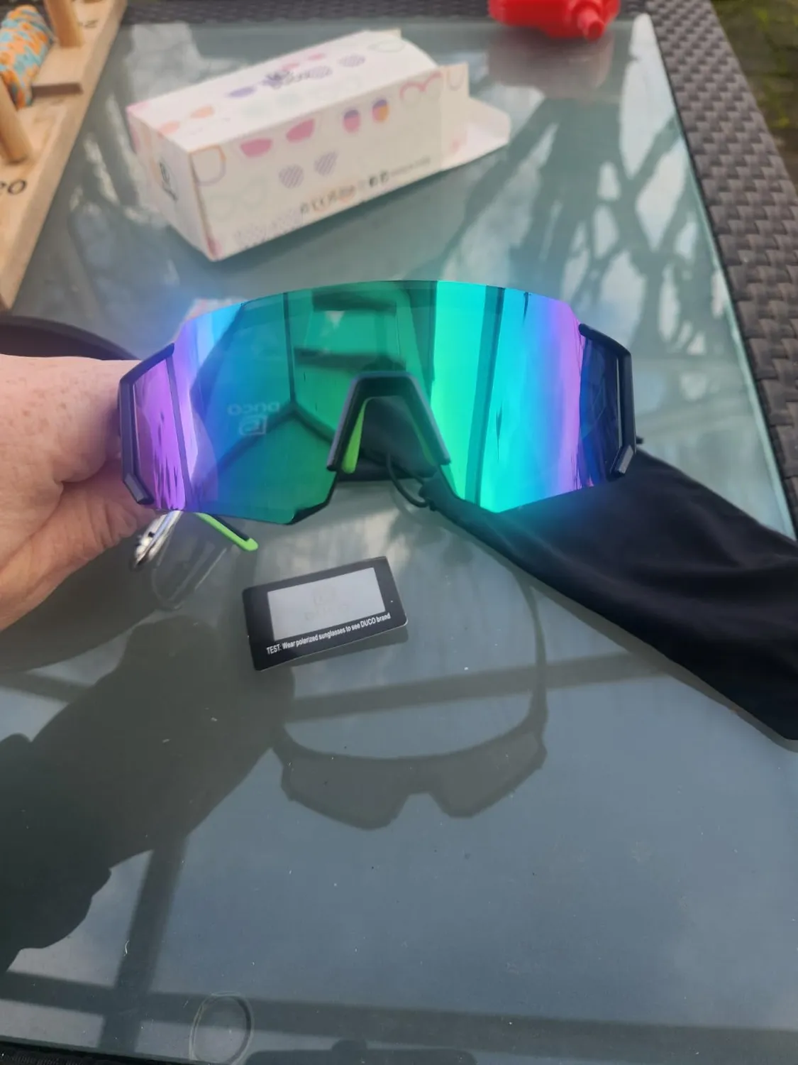 DUCO DK310 Kinder Sonnenbrille weiß-lila 8-16 Jahre