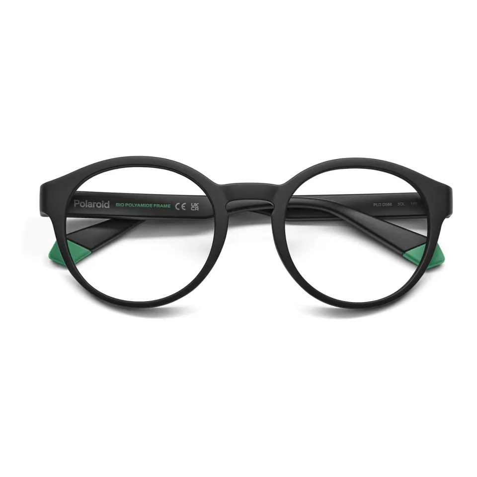 Polaroid PLD D568 Brille Schwarz-Grün matt 51