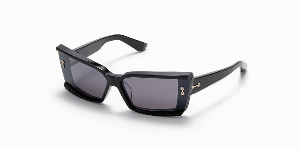 Akoni Etere Lynx Sonnenbrille Schwarz Cat-Eye