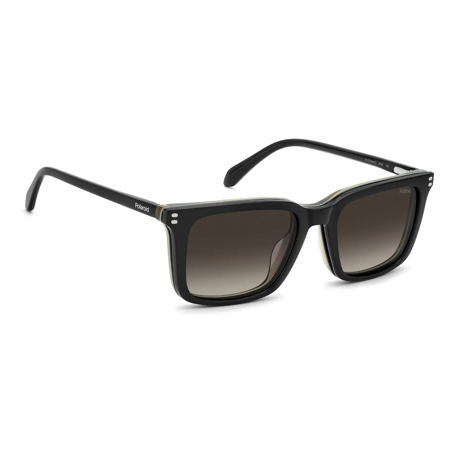 Polaroid PLD D604/C Brille havana eckig mit clip-on