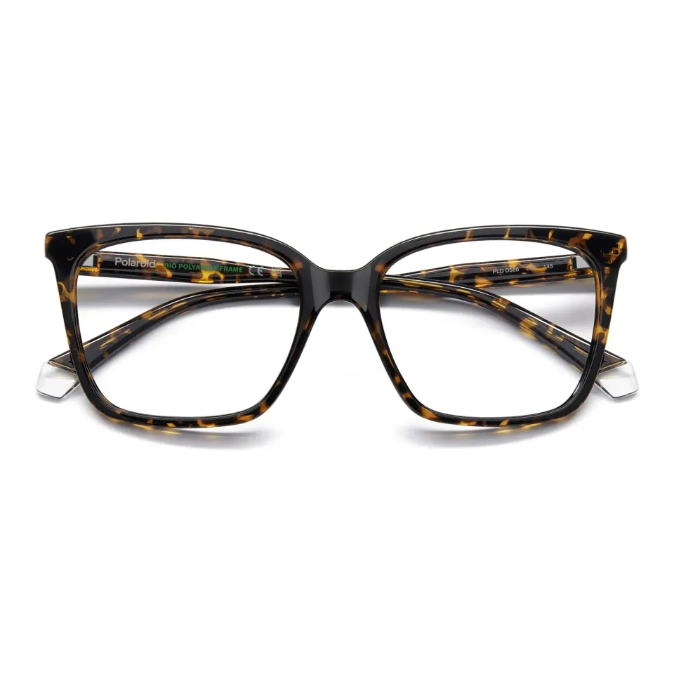 Polaroid PLD D588 Damenbrille Havana eckig leicht