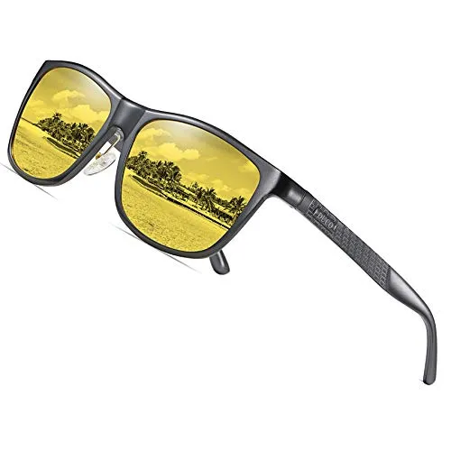 DUCO 8200Y Nachtfahrbrille gelb polarisiert