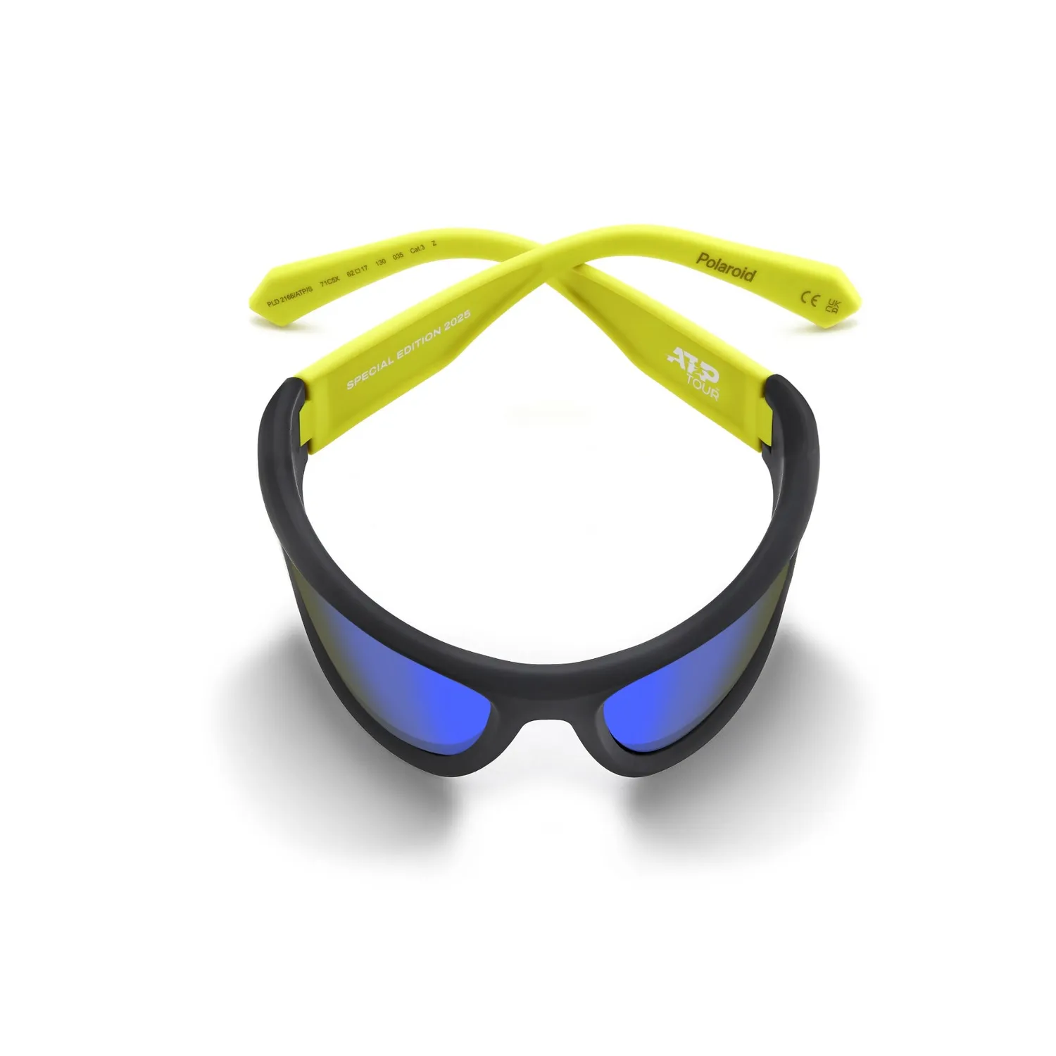 Polaroid PLD 2166/ATP/S Sonnenbrille Schwarz Gelb blau verspiegelt