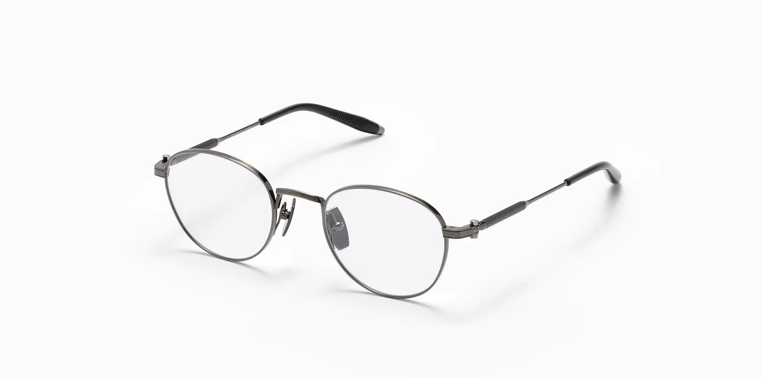 Akoni Pioneer Brille Brushed White Gold
