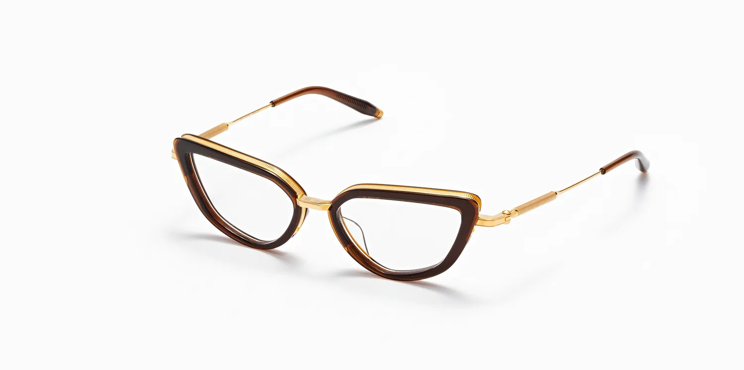 Akoni Etere Venus Brille Solid Black Cat-Eye