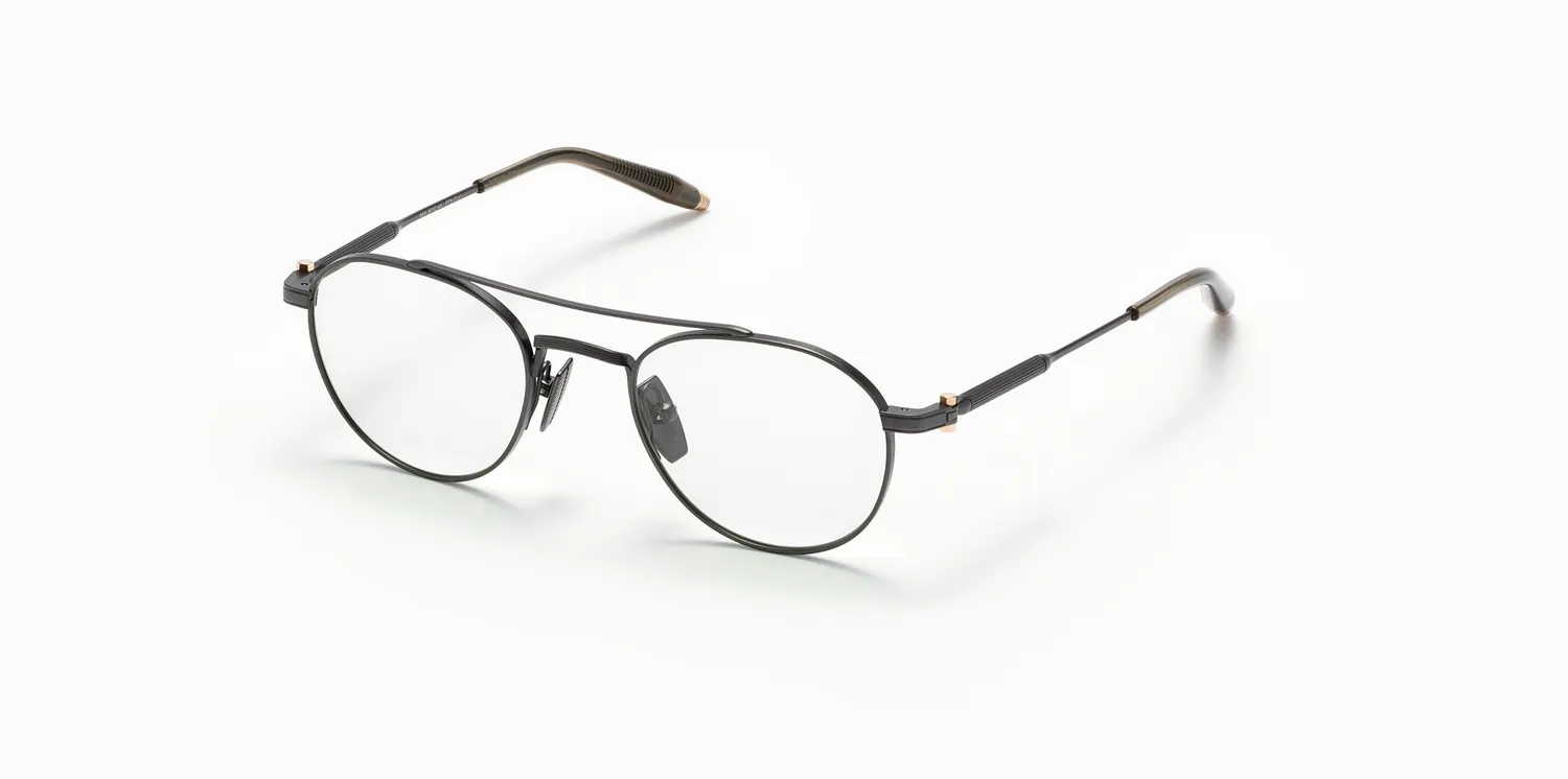 Akoni Delta Mercury Brille Antiqued Pewter Titan