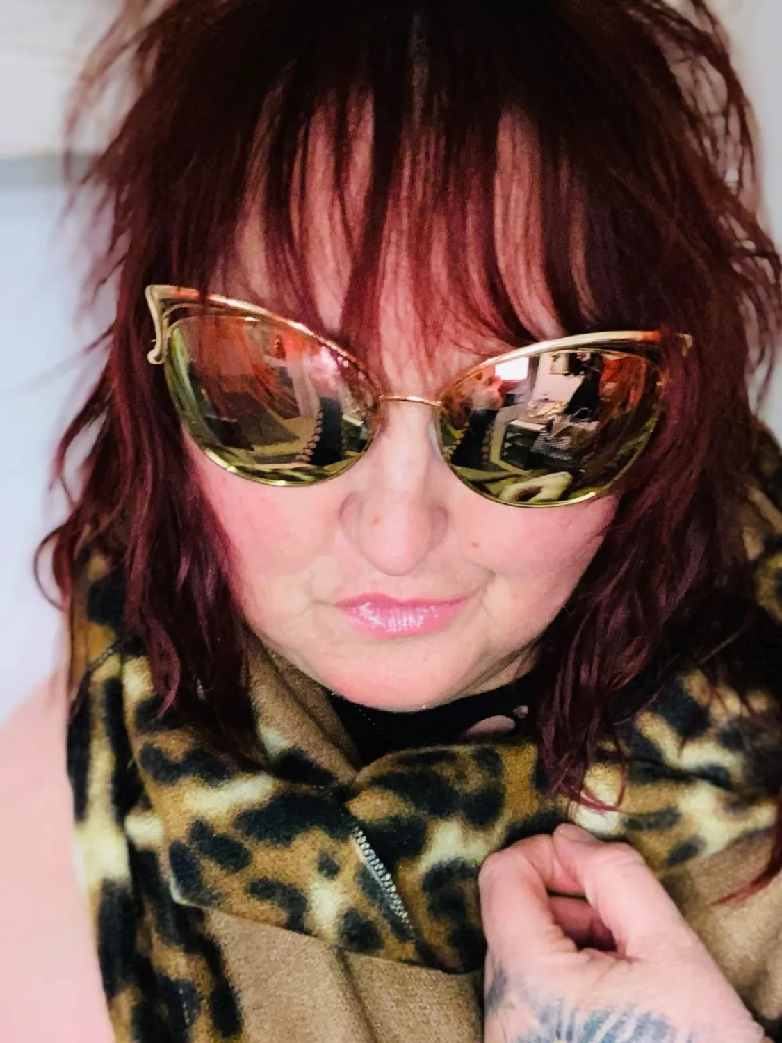 GQUEEN MT3 Cat Eye Sonnenbrille Damen UV400 übergroß