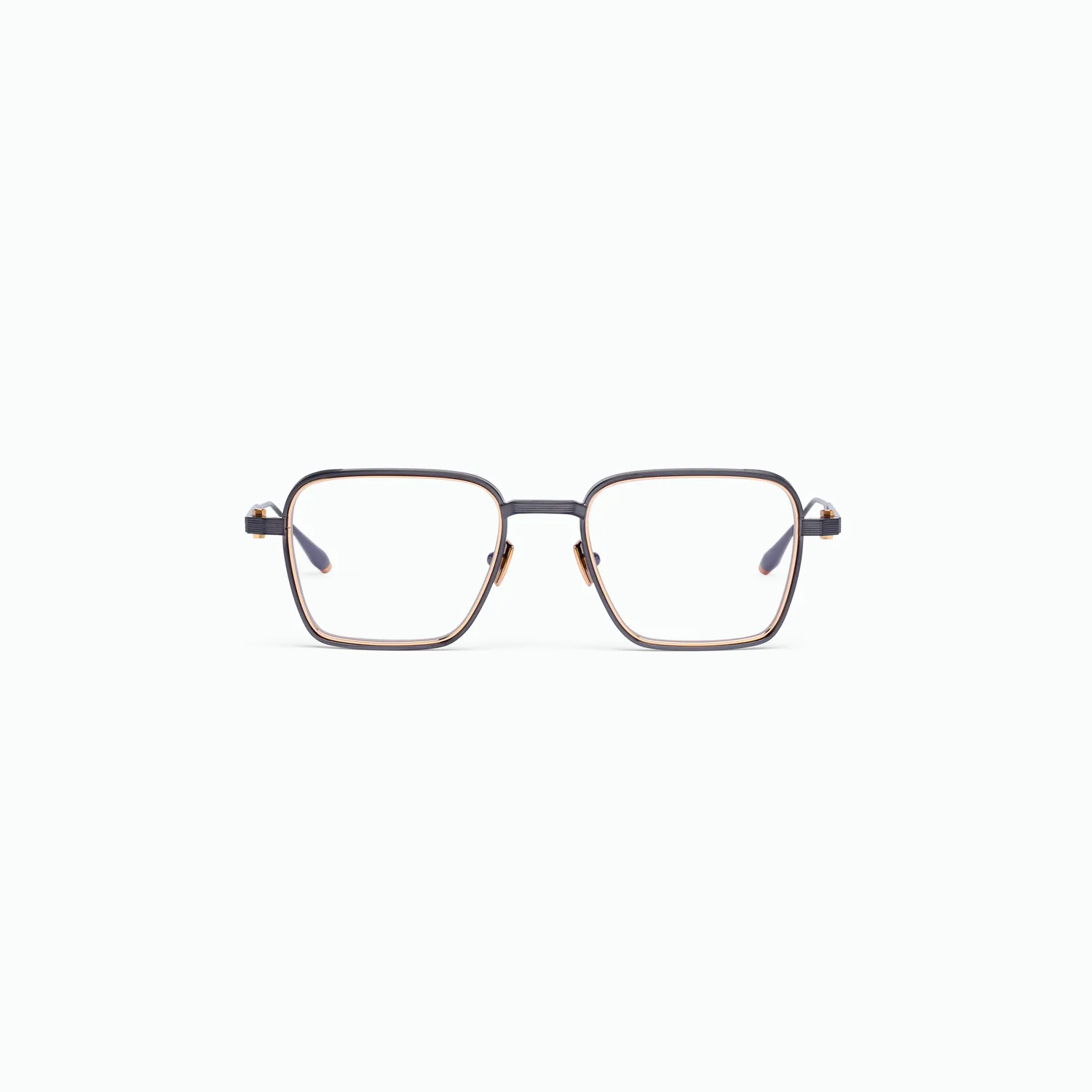 Akoni Optima Giano Brille Brushed Gold eckig