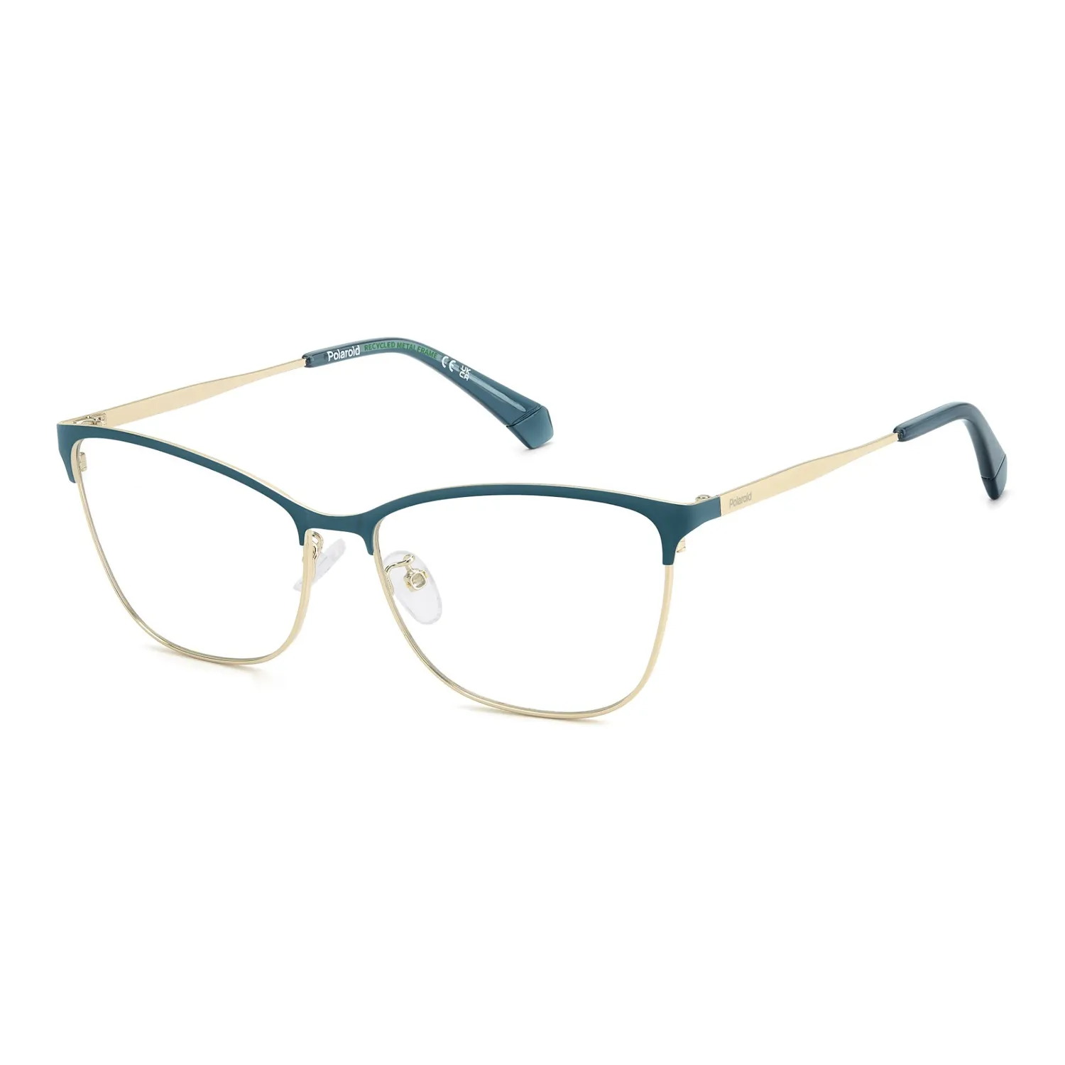 Polaroid PLD D584/G Brille schwarz-gold Cat-Eye