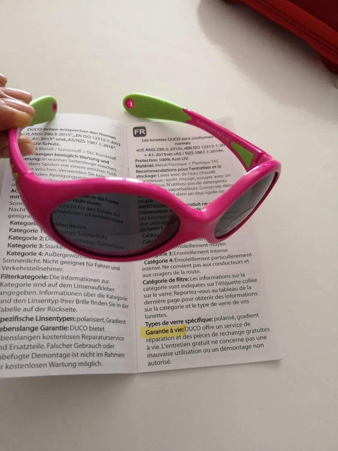 DUCO K012 Kinder Sonnenbrille polarisiert UV400