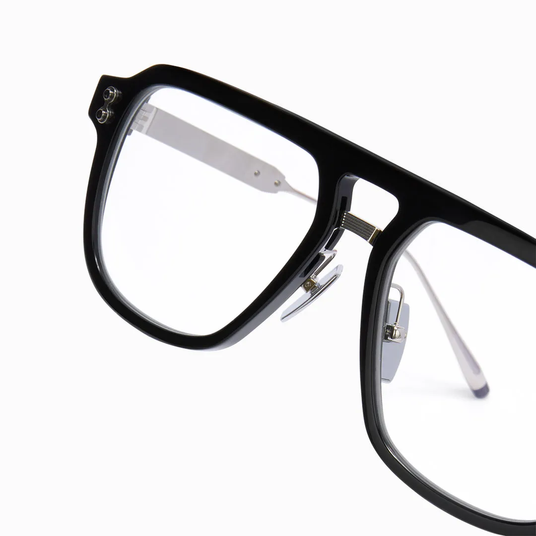 Akoni Etere Argo Brille Schwarz Korrektionsfassung