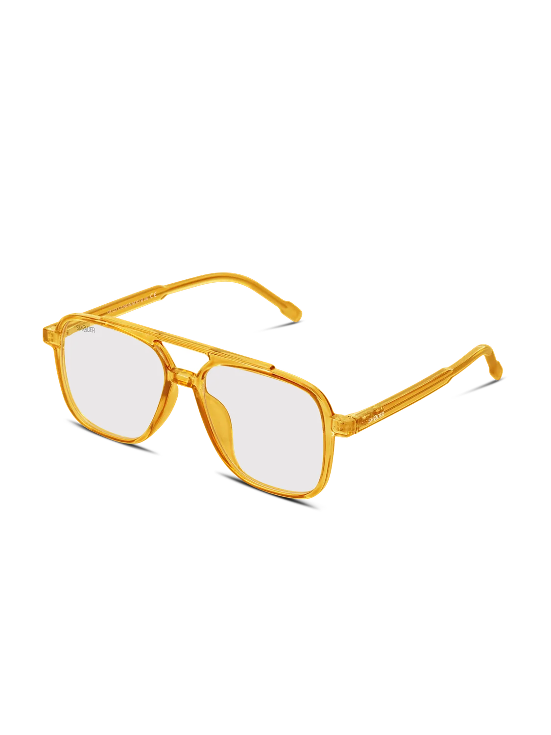 Smooder Coronado Blaulichtbrille Tasteful Orange Federbügel
